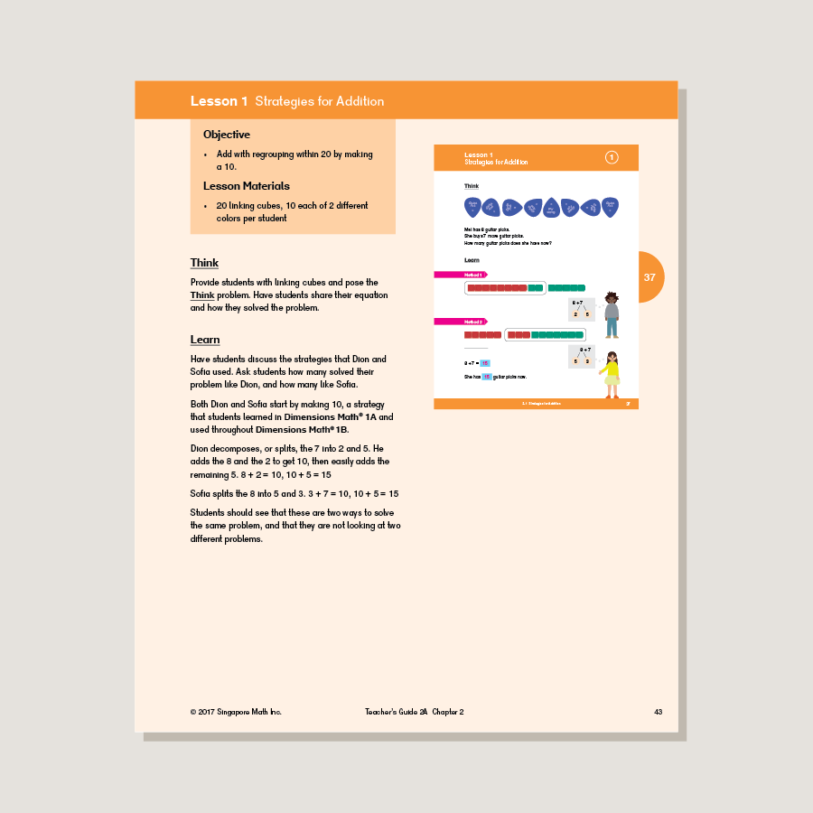 Dimensions Math Teacher's Guide 2A – Singapore Math Inc.