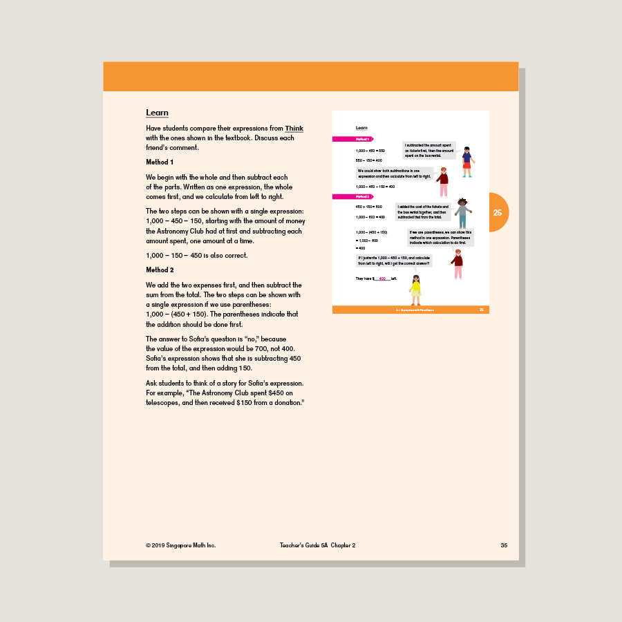 Dimensions Math Teacher's Guide 5A – Singapore Math Inc.