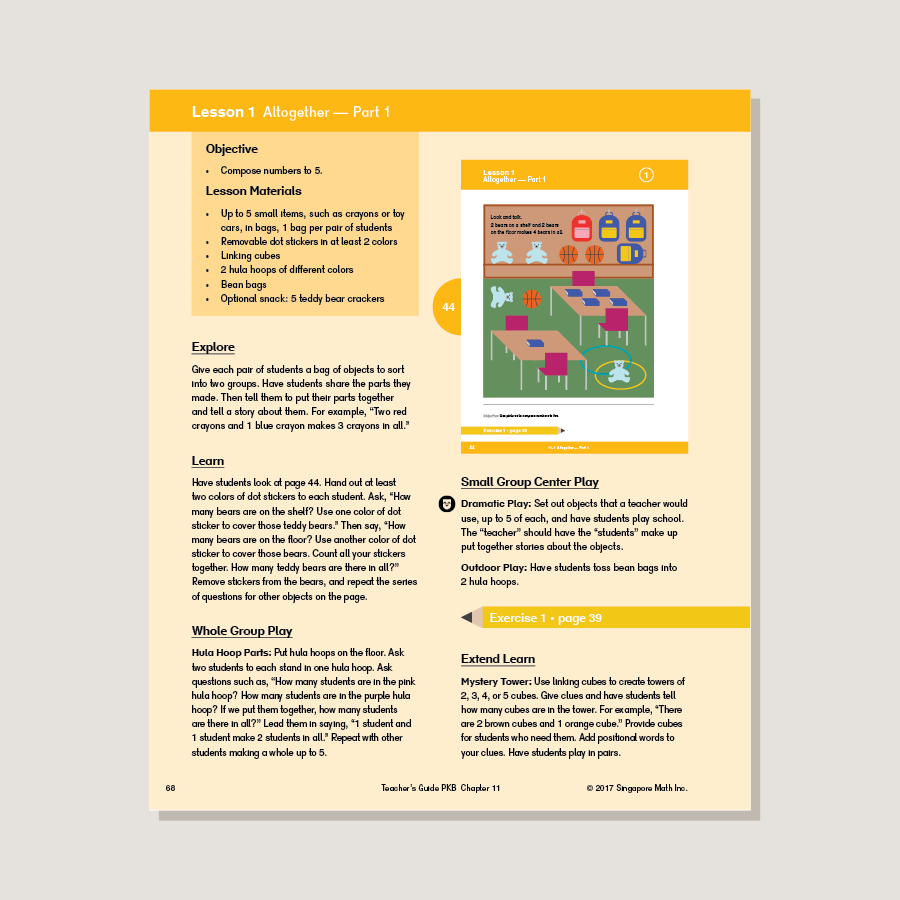 Dimensions Math Teacher's Guide Pre-KB – Singapore Math Inc.